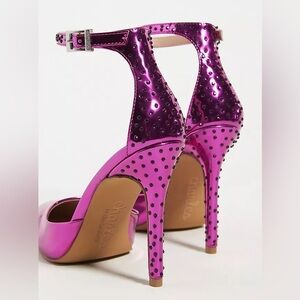 RARE Charles David NWT Embellished Ankle-Strap Heels—7.5